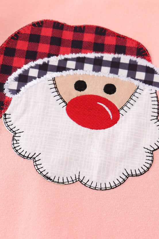 Santa Claus Applique Infant One Piece