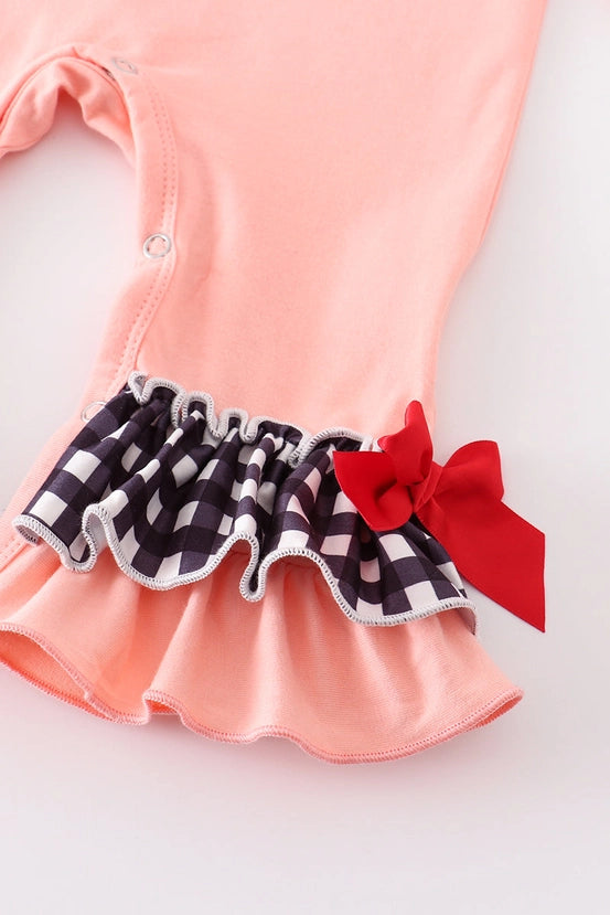 Santa Claus Applique Infant One Piece
