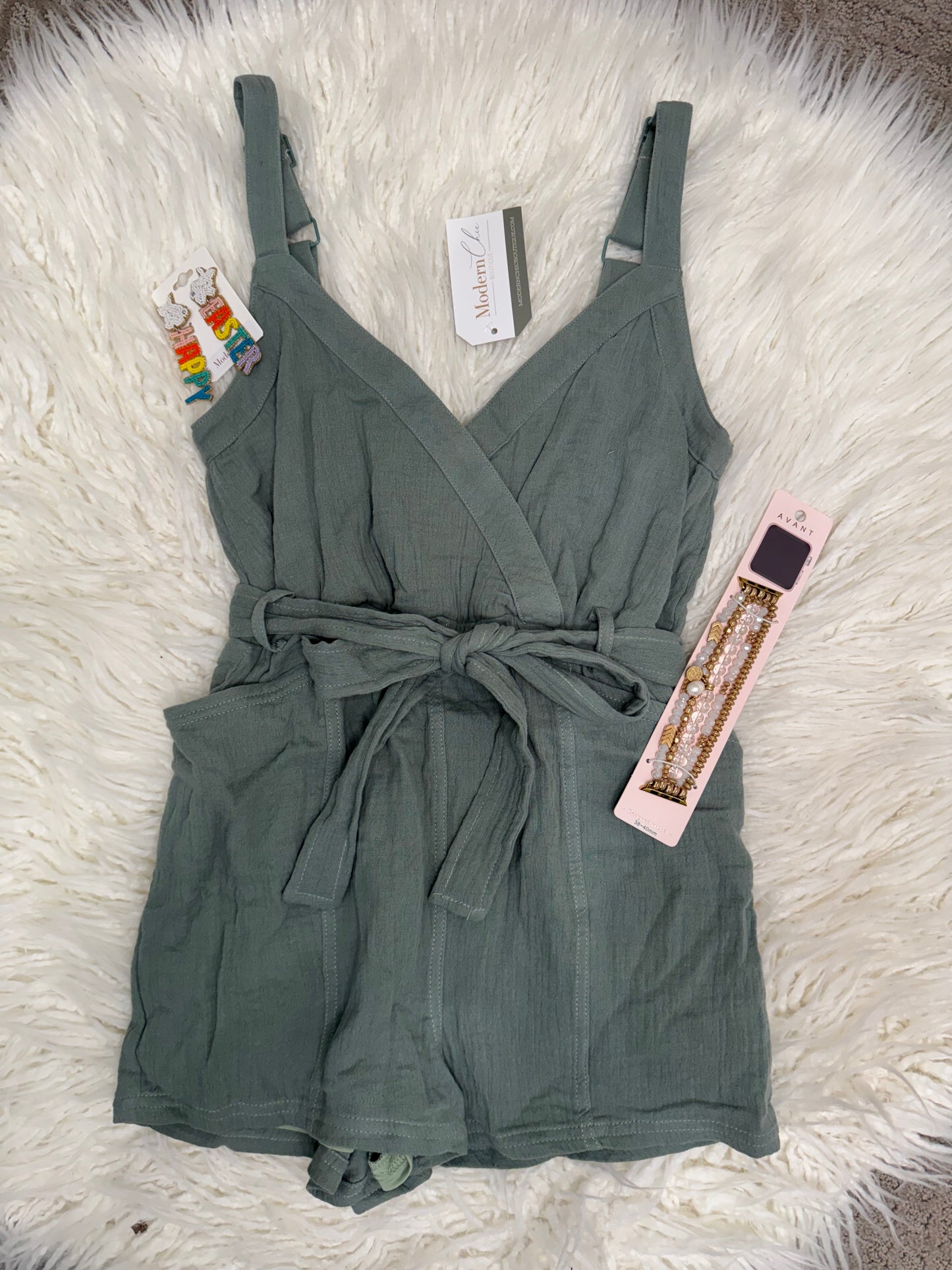 Summer Sage Romper