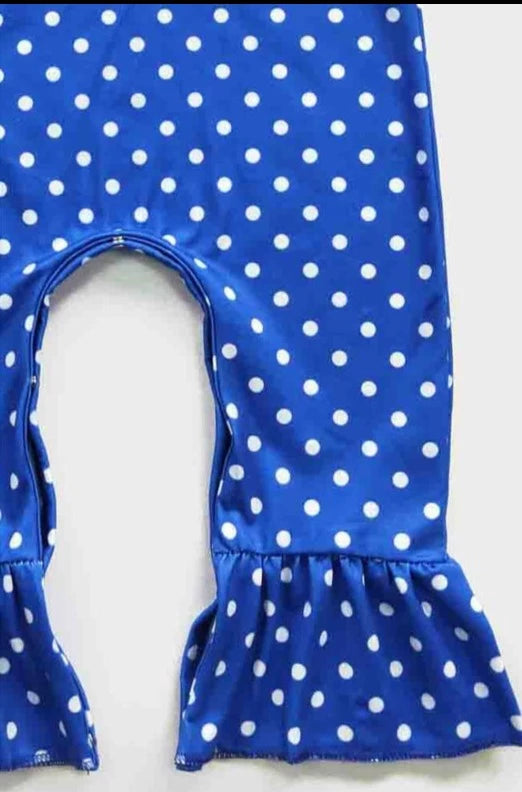 Blue Football Dot Infant One-Piece