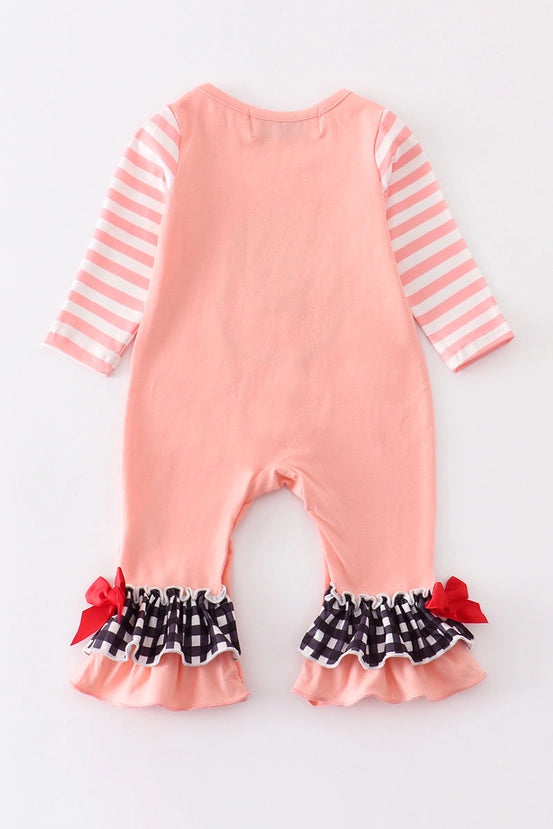 Santa Claus Applique Infant One Piece
