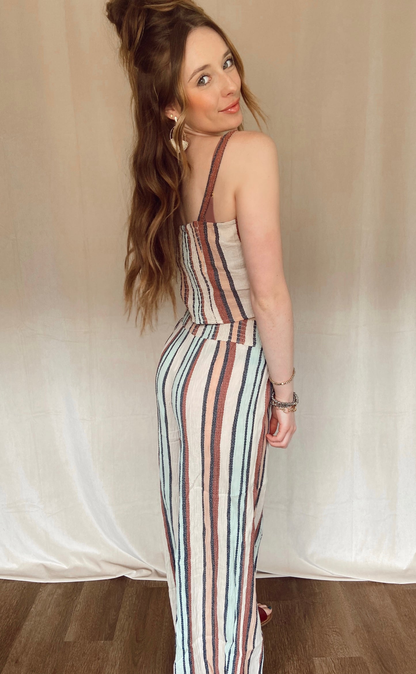 Harvest Stripe Midi Top