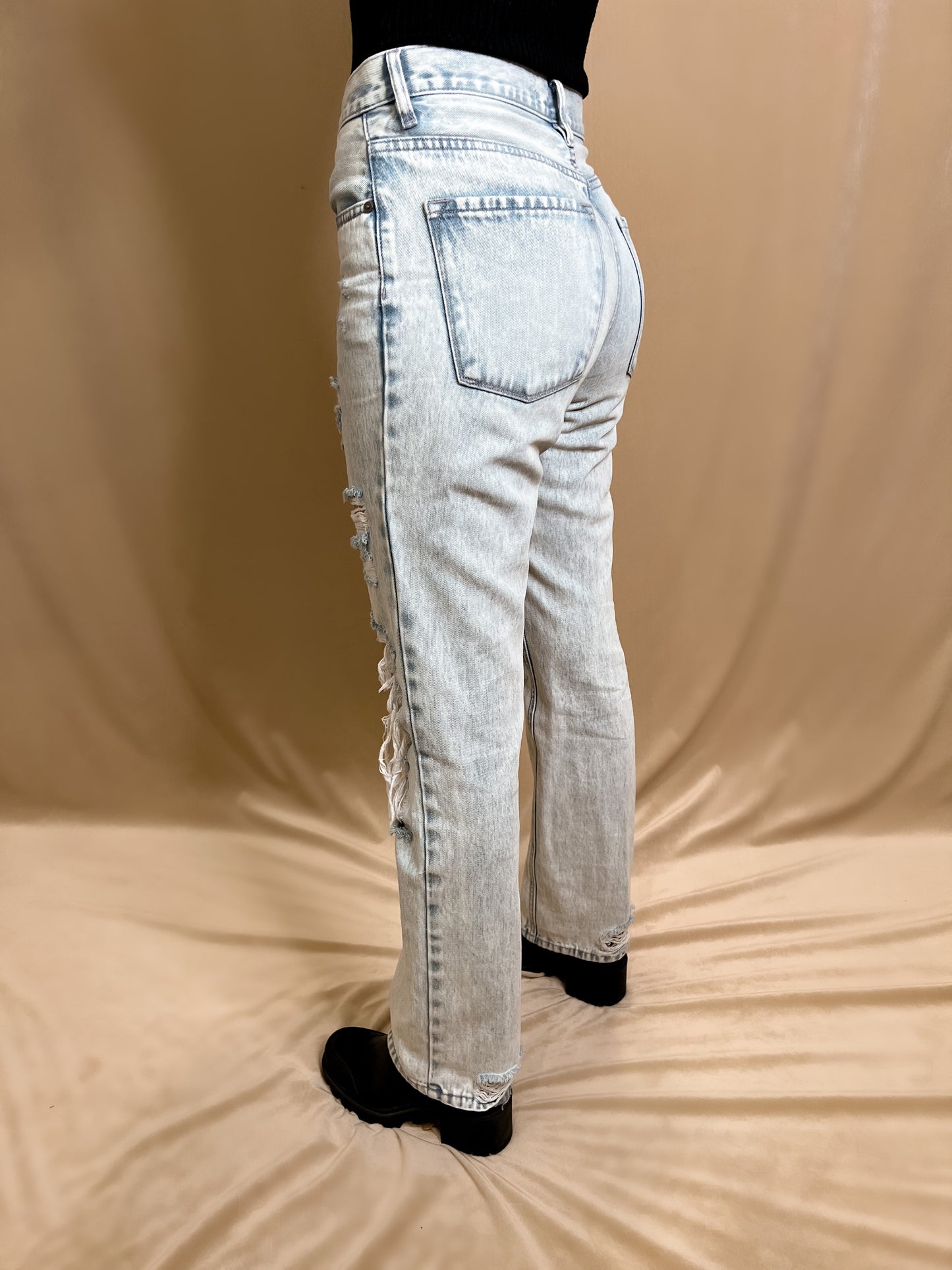 Ultra High Rise Boyfriend Jean