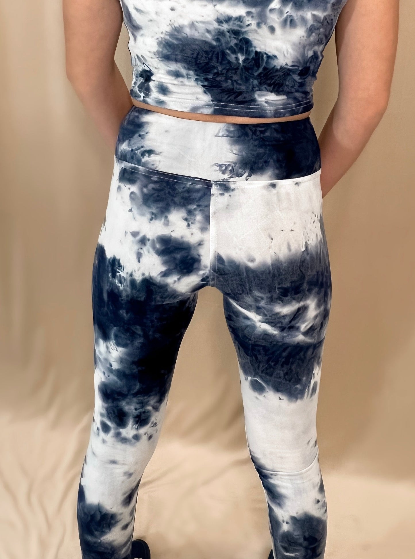 Tie Dye Knit Lounge Leggings