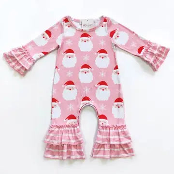 Pink St Nick Infant One Piece