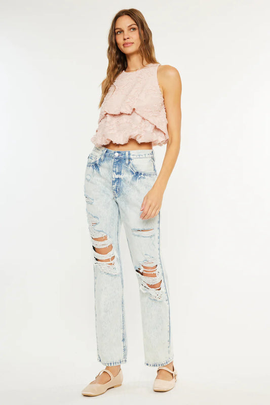 Ultra High Rise Boyfriend Jean