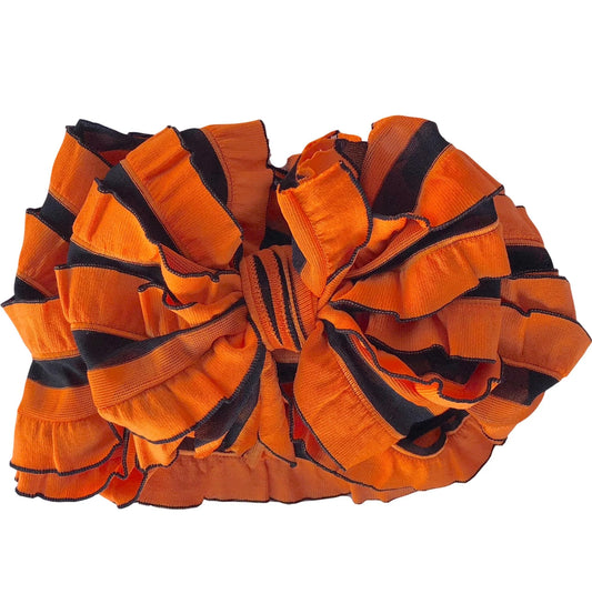 Ruffle Headband Bow - Trick or Treat