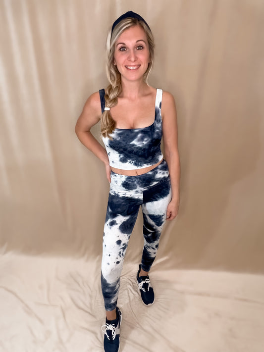 Tie Dye Knit Lounge Leggings
