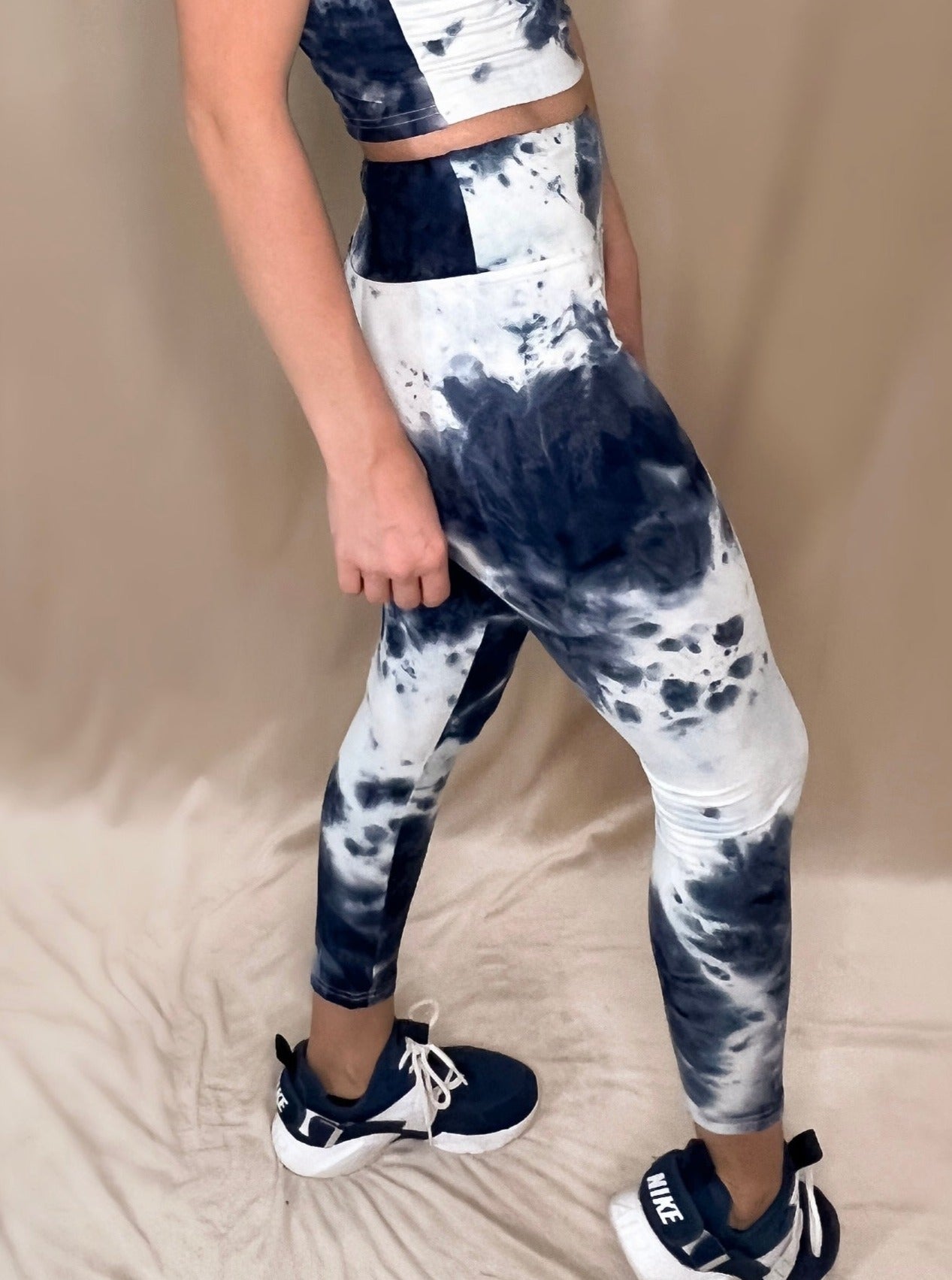 Tie Dye Knit Lounge Leggings