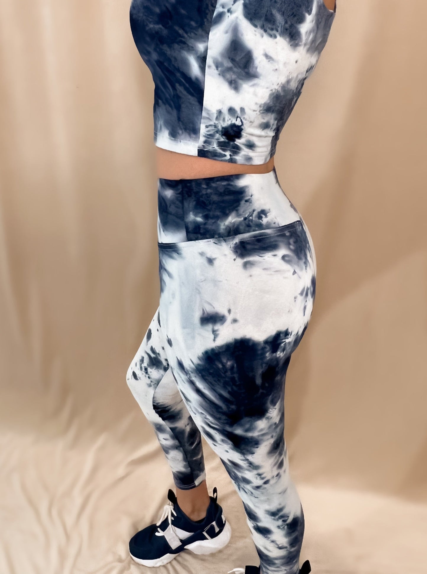 Tie Dye Knit Lounge Leggings